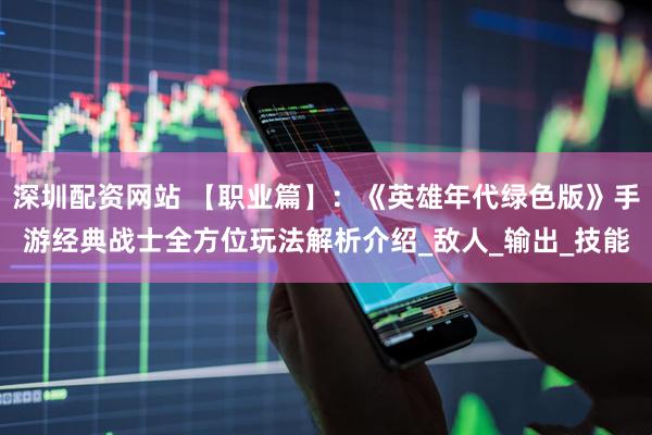 深圳配资网站 【职业篇】：《英雄年代绿色版》手游经典战士全方位玩法解析介绍_敌人_输出_技能